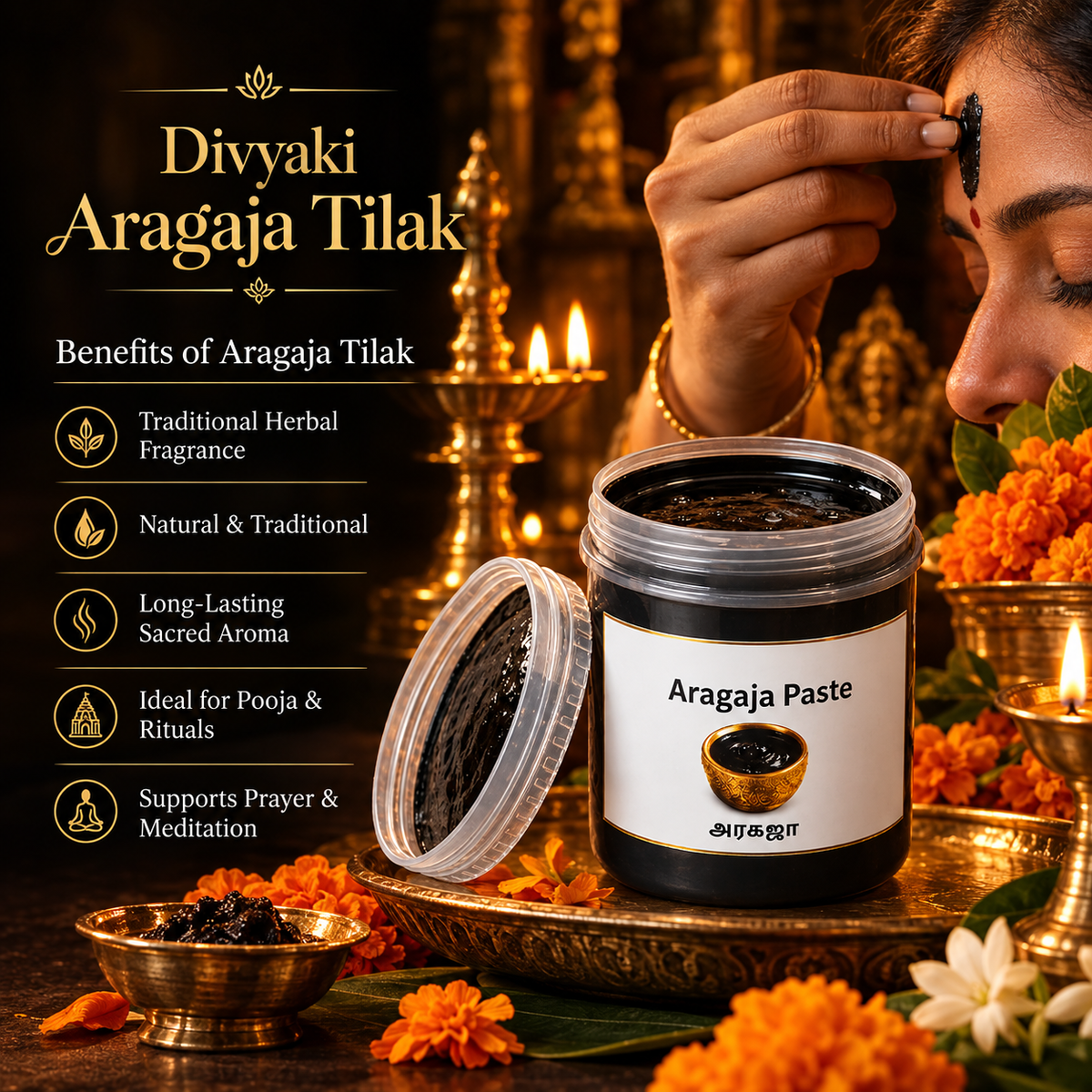 Aragaja Paste | Natural Pooja Paste for Daily Worship